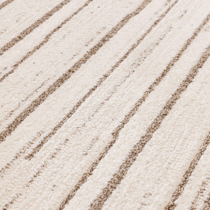 Asiatic Oslo Broken Stripes Rug OS04 - Cream/Natural