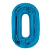 Lets Party Blue Foil 0 Balloon