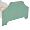 Liberty House Toys Two Tone Toddler Bed - White & Forest Green