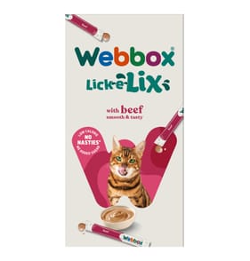 Webbox Lick-e-Lix 4 x 15g - Beef
