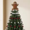 Winter Charm Cascading Tree Topper - Gingerbread