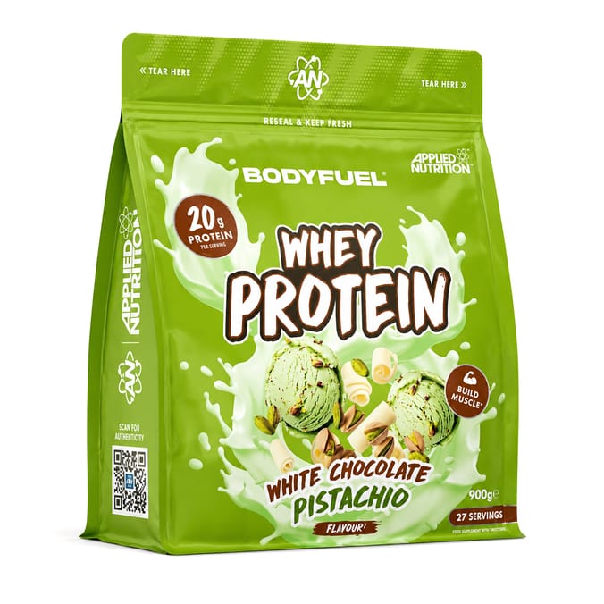 BodyFuel Whey Protein 900g - White Chocolate Pistachio