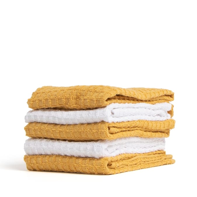 Open Kitchen 100% Cotton Tea Towels 5 Pack