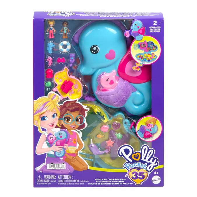 Polly Pocket Daddy And Me Seahorse Purse