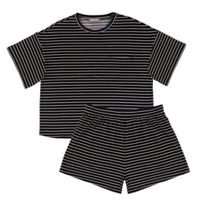 Originals Ladies Ribbed Stripe Pyjama Set