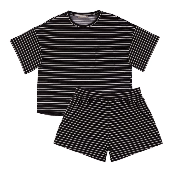 Originals Ladies Ribbed Stripe Pyjama Set