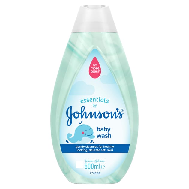 Johnson's baby essentials box 5.00 in store top