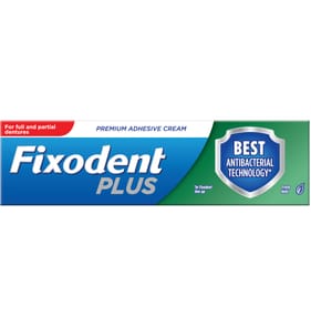 Fixodent Plus Anti-Bacterial Denture Adhesive 40g