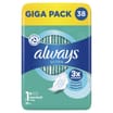 Always Ultra Sanitary Towels with Wings Normal 38s -Size 1