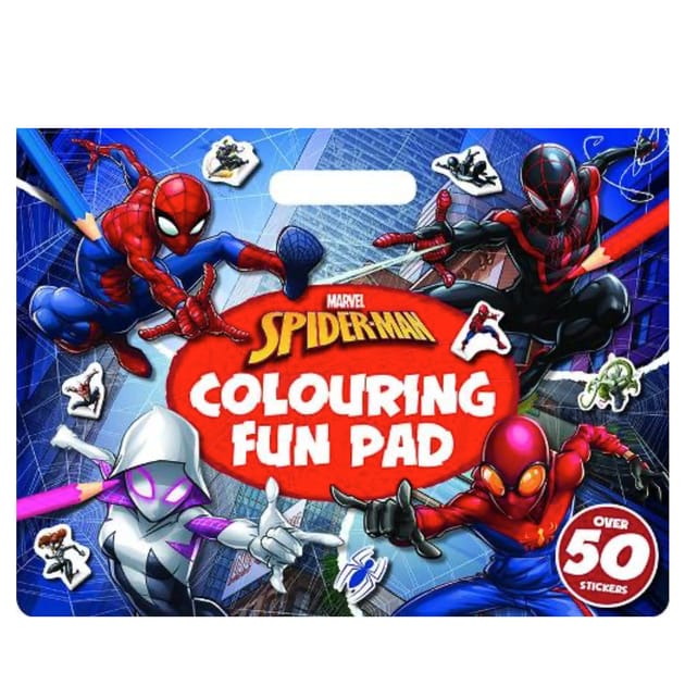Marvel Spider Man Colouring Fun Pad | Home Bargains
