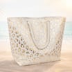 Hello Summer Canvas Beach Bag - Leopard
