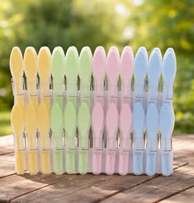 Utility Soft Grip Clothes Pegs 24 Pack