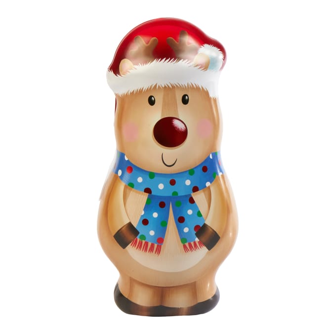 Christmas Giant Character Filled Biscuit Tin 135g