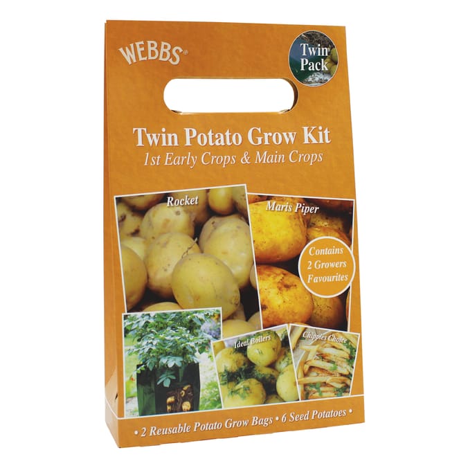 Webbs Twin Potato Grow Kit - 1st Early Crops & Main Crops