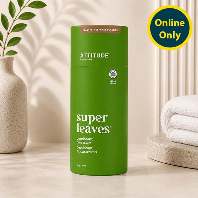 Attitude Natural Care Super Leaves Olive Leaves Deodorant 85g