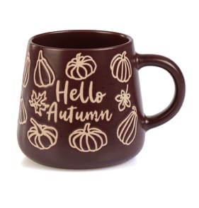 The Lifestyle Edit Harvest Autumn Mug - Brown