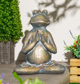Jardin Yoga Frog Ornament 40cm
