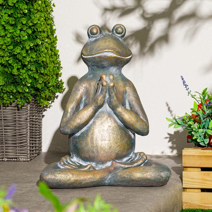Jardin Yoga Frog Ornament 40cm