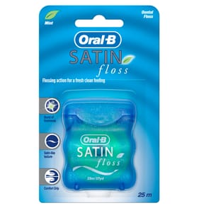 Oral-B Satin Floss Mint 25m
