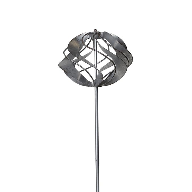 Jardin Metal Garden Spinner Stake