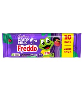 Cadbury Dairy Milk Freddo Chocolate Bar 10 Pack Multipack 180g
