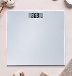 Bath Electronic Personal Scales - Silver