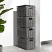 Home Collections 4 Drawer Paper Rope Unit