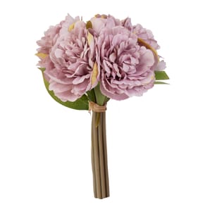  Faux Peony Bunch - Purple