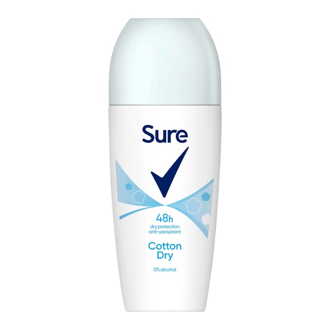 Sure Cotton Dry Roll On Anti-Perspirant Deodorant 50ml