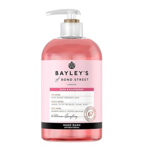 Bayleys of Bond Street Liquid Hand 500ml - Rose & Raspberry x2