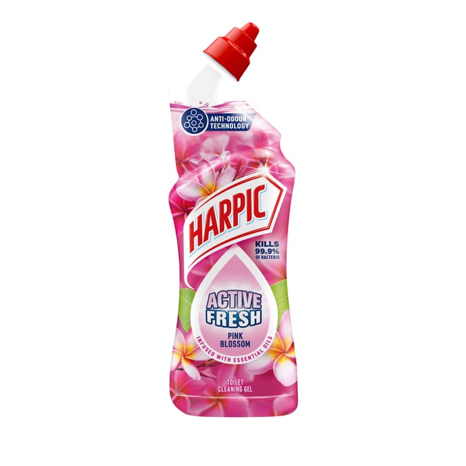 Harpic Active Fresh Pink Blossom Toilet Gel 750ml