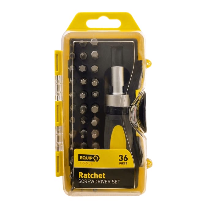 Equip Ratchet Screwdriver Set 36 Pieces