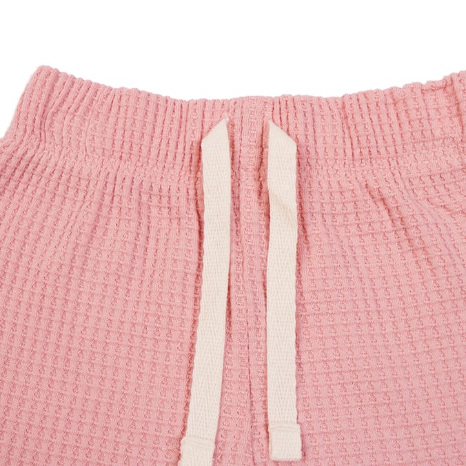 Pure Baby Blush Pink Waffle Co-Ord Set