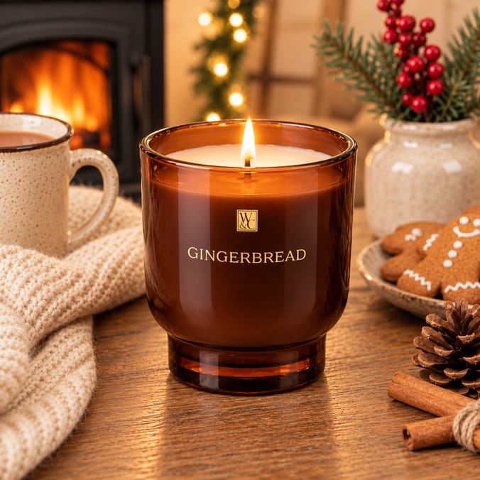  Wickford & Co Chistmas Scented Candle 250g - Gingerbread  
