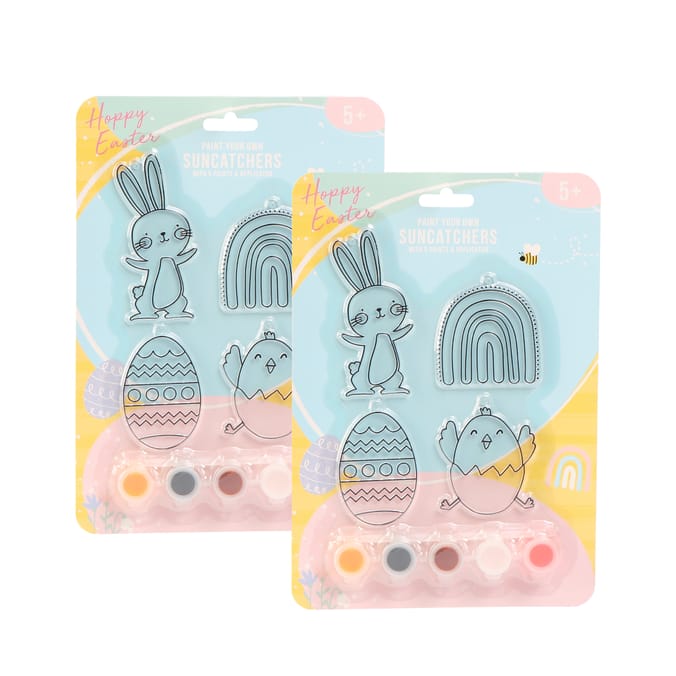 Hoppy Easter Paint Your Own Suncatchers x2