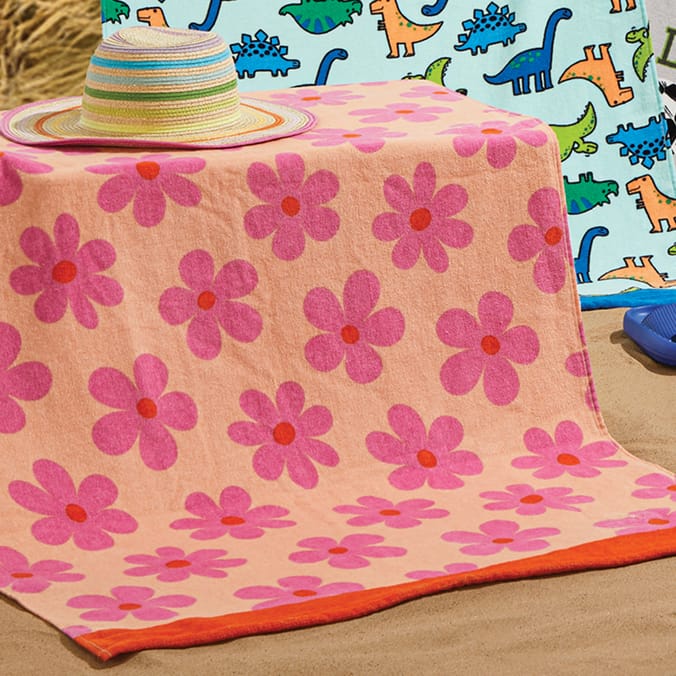 Hello Summer Kids Beach Towel
