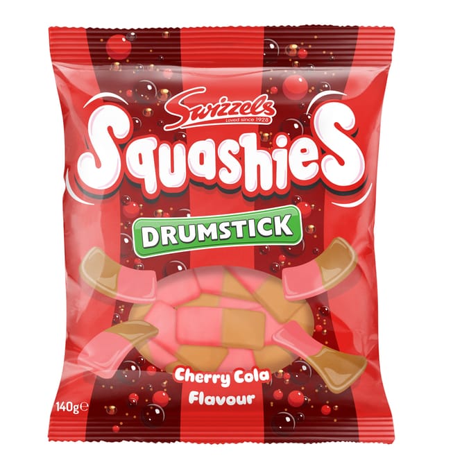 Swizzels Drumstick Squashies 140g - Cherry Cola