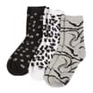 Originals Ladies Thermal Socks 3 Pack - Leopard Print
