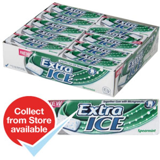 Wrigley's Extra Ice Spearmint Sugarfree Gum: 30 Packs 