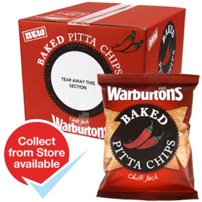 Warburtons Chilli Jack Pitta Chips (24 Bags) Home Bargains