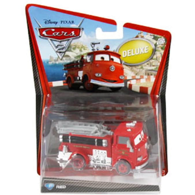 Disney cars red fire cheap truck toy