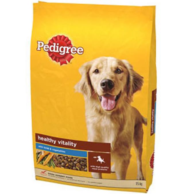 Pedigree dog 2024 food 15kg