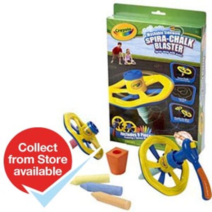 Crayola Outdoor Spira Chalk Blaster Home Bargains