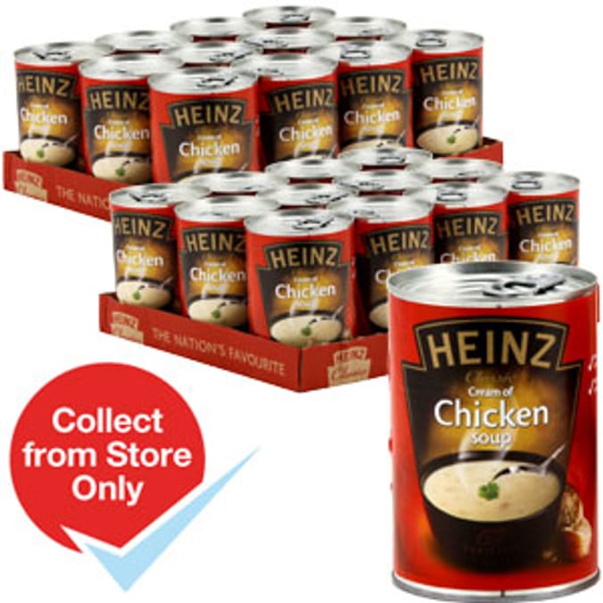 Heinz Cream of Chicken Soup (Case of 24 Tins) Home Bargains