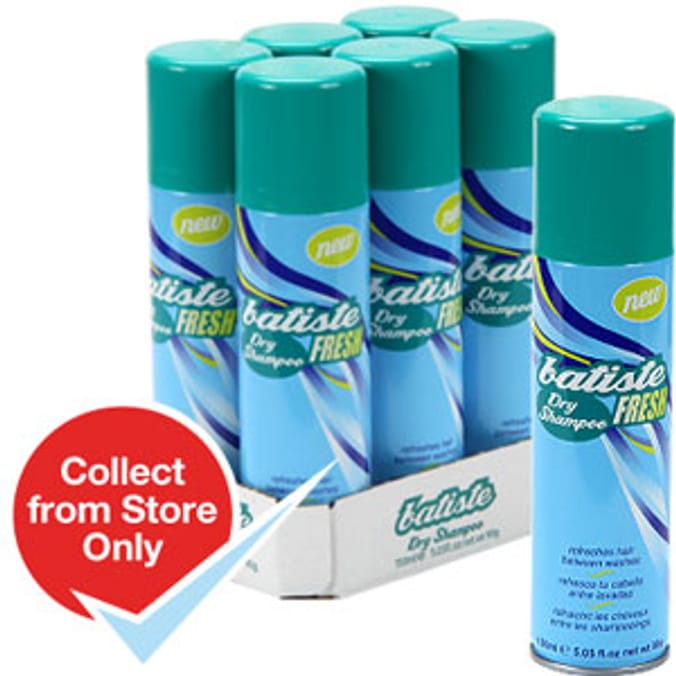 Batiste Dry Shampoo: Fresh (Case of 6 Cans)