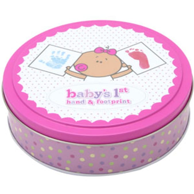 GoochiCoo: Baby's First Prints in a Tin (Girls)