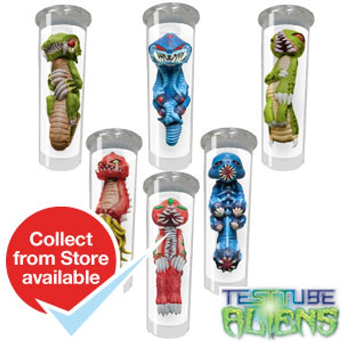 Evilution Test Tube Aliens (Case of 6) Home Bargains