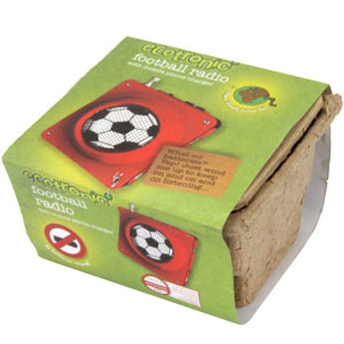 Ecotronic Windup Radio Football Home Bargains