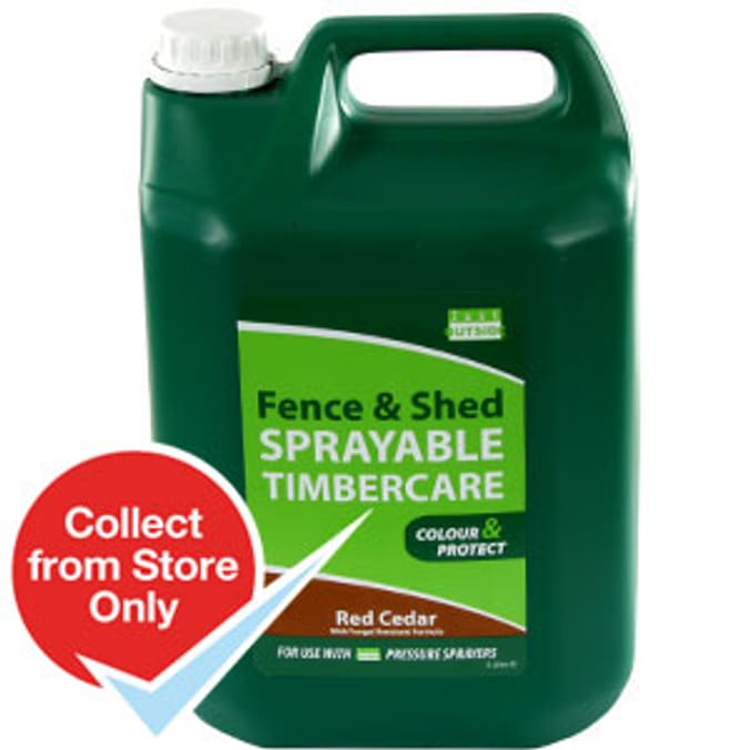 Fence And Shed Sprayable Timbercare: Red Cedar