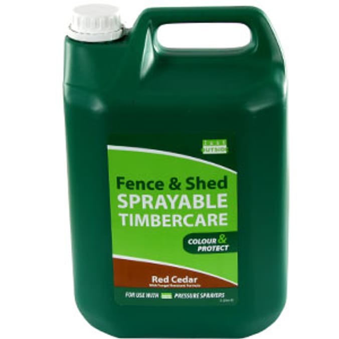 Fence And Shed Sprayable Timbercare: Red Cedar